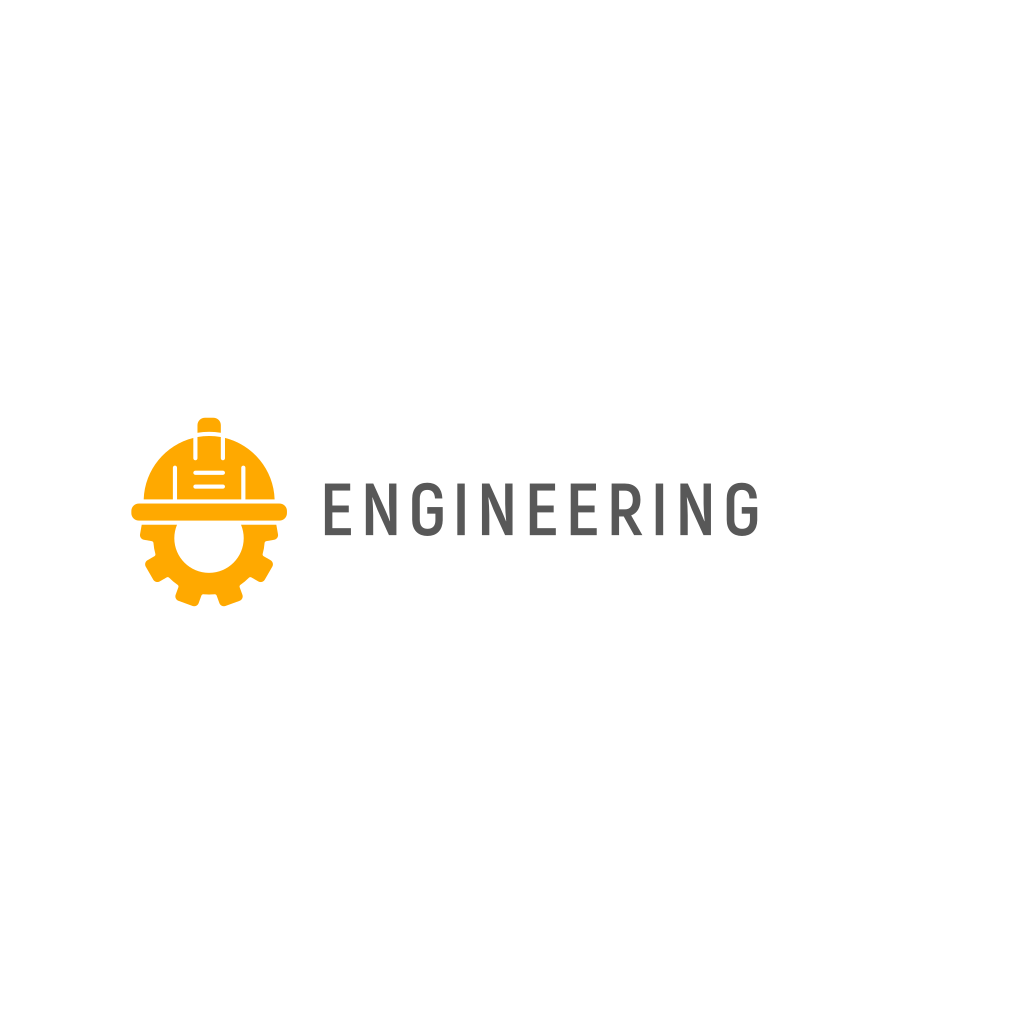 Logotipo De Ingeniería De Engranajes Y Cascos