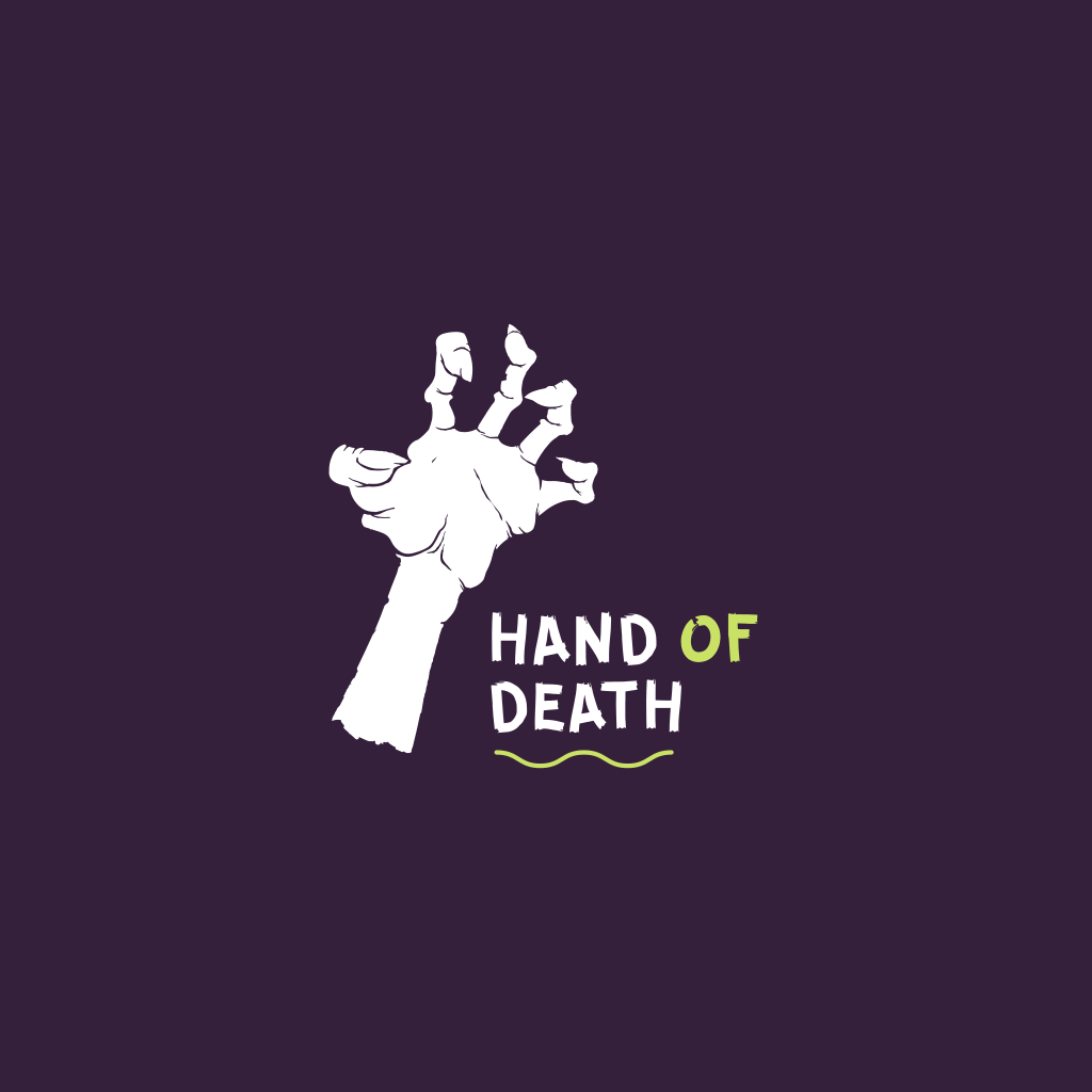 Logo De Jeu De La Main De La Mort