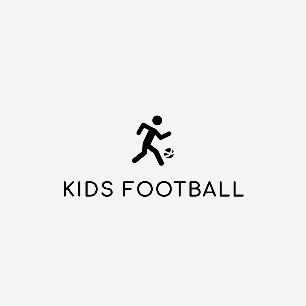Oyuncu Ve Top Futbol Logosu
