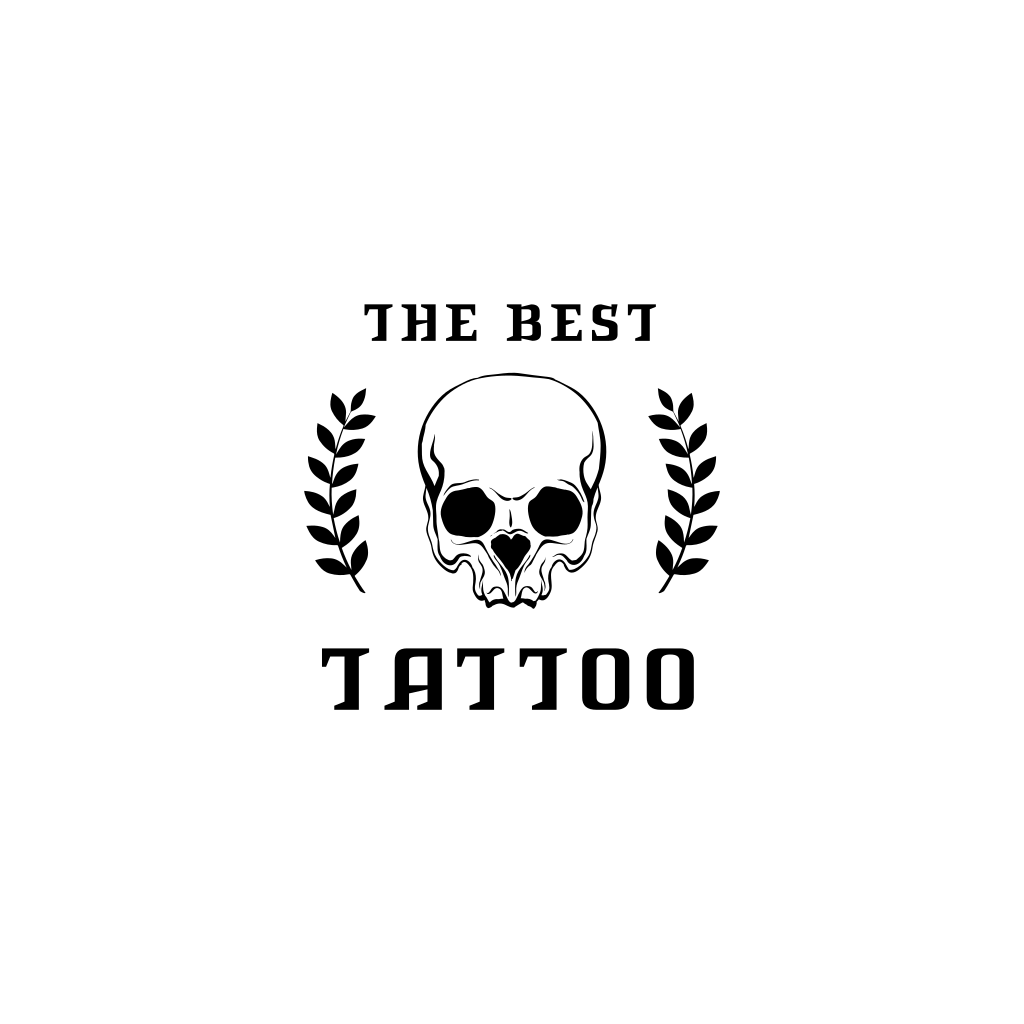 Skull Tattoo Logo - Turbologo Logo Maker