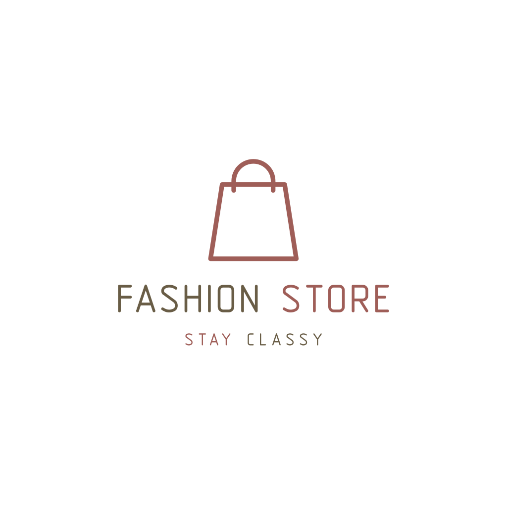Shopping bag & Heart logo