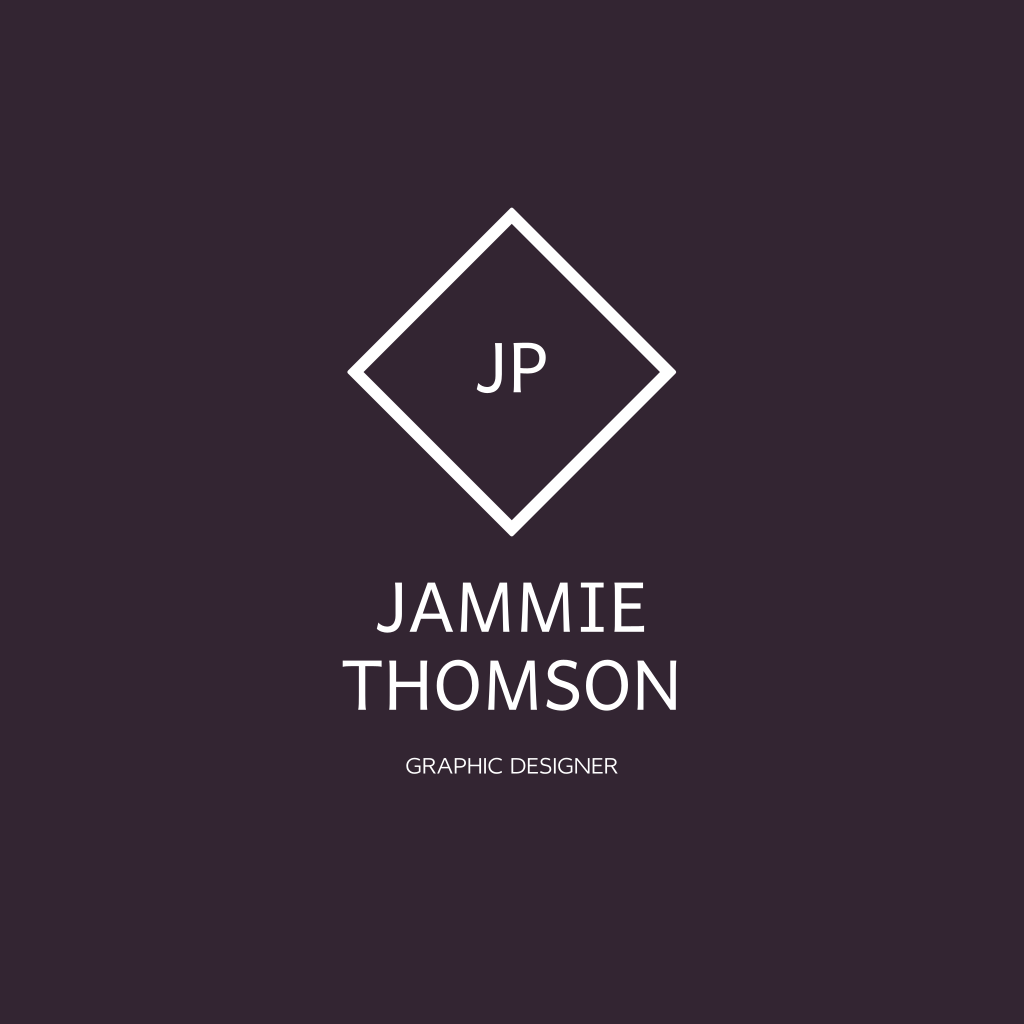 Monogram JP & Triangle logo