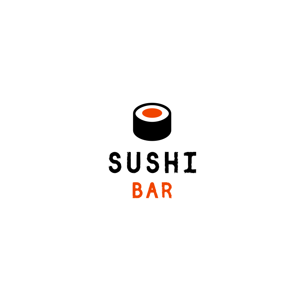 Logo Del Rotolo Di Sushi