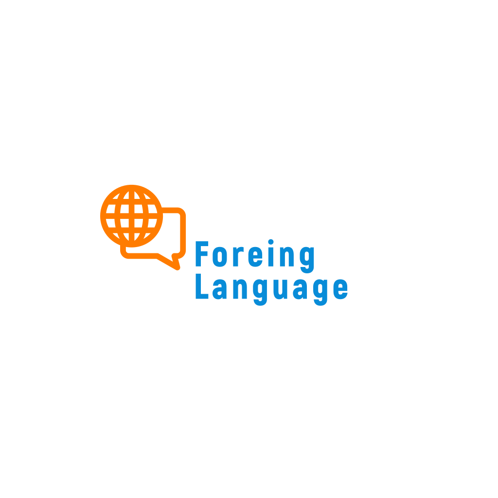 Logo De La Langue Étrangère De La Planète