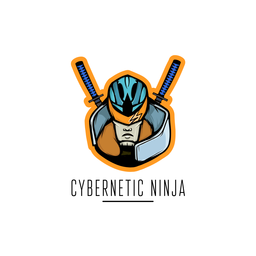 Logo De Jeu Cyborg Ninja