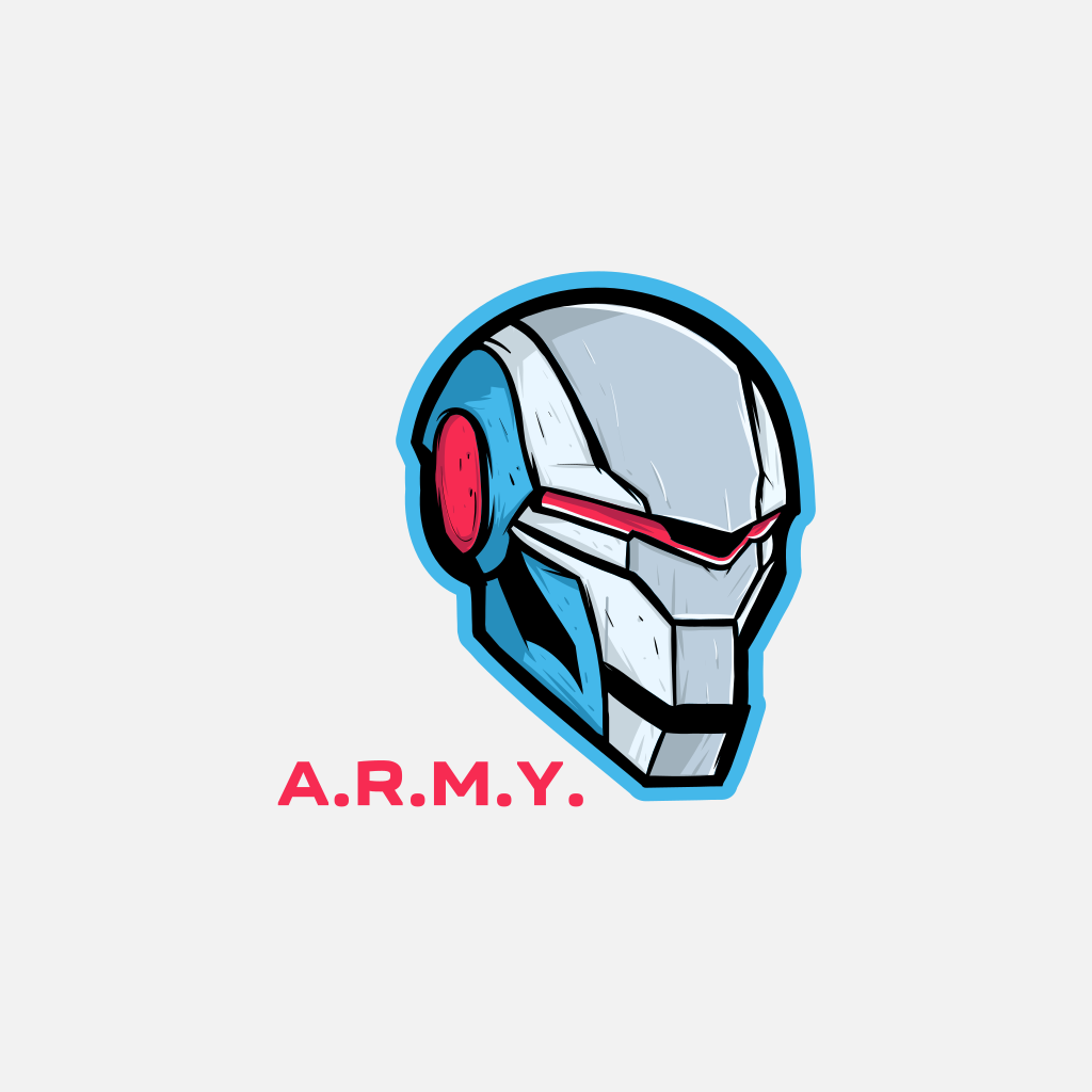 Logotipo Da Máscara Do Exército