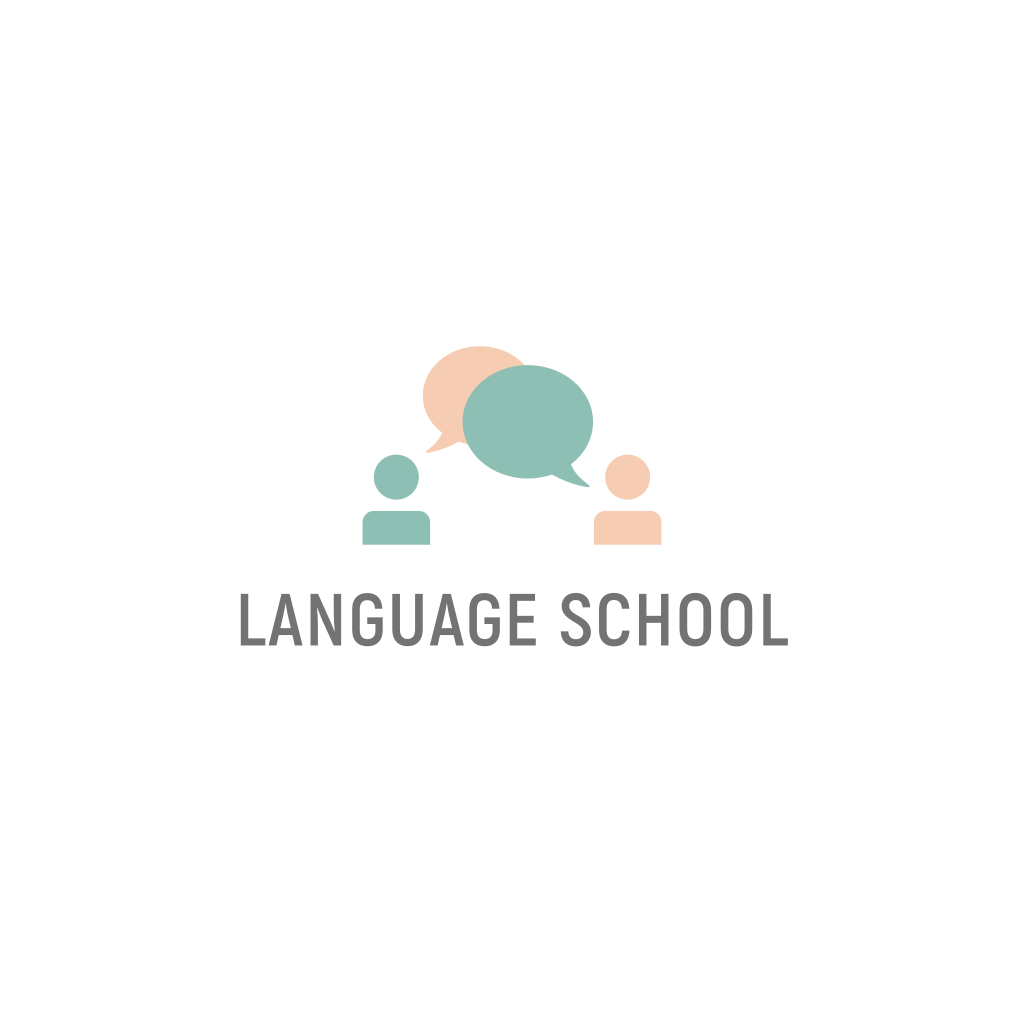 Logotipo Da Escola De Idiomas Humanos