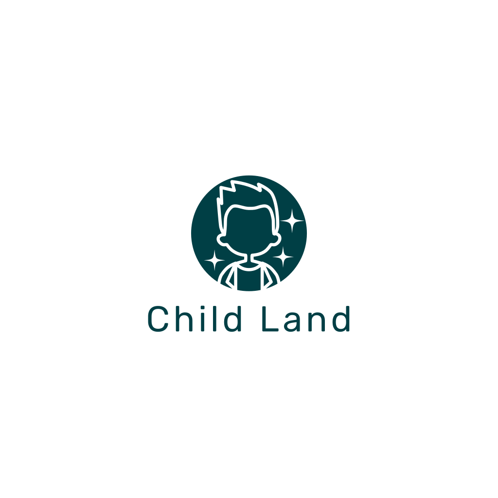 Маленький Мальчик И Круг Логотип