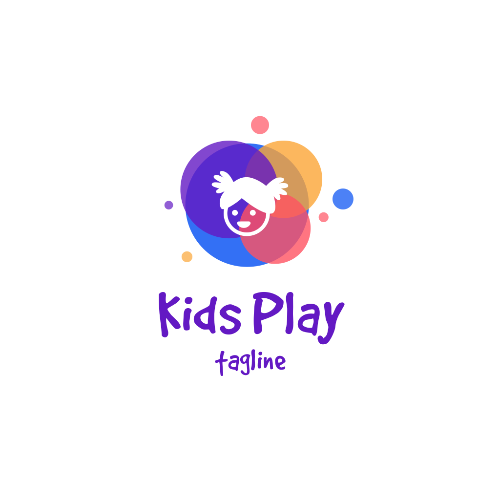 Logo Colorido De Los Niños