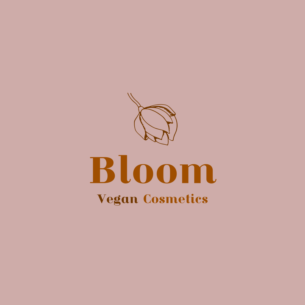 Logo De Cosméticos De Flores