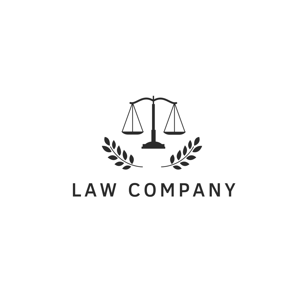 Logotipo De Equilibrio De La Ley