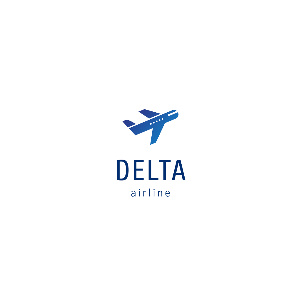 Logo Dell'aeroplano Gradiente