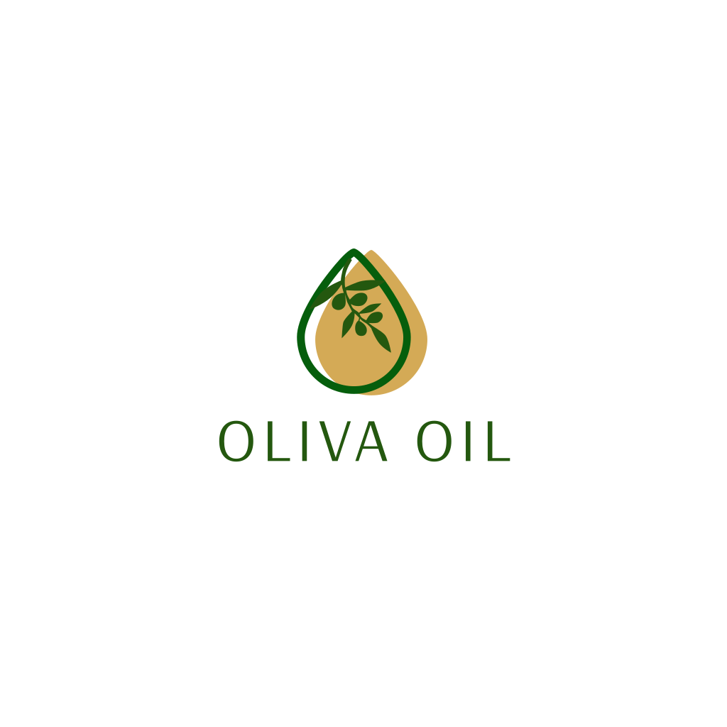 Logo De Gota De Aceite De Oliva