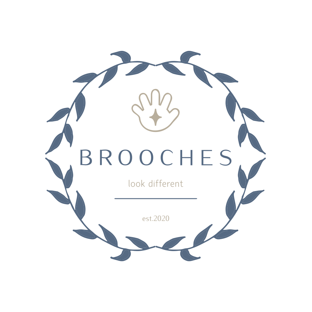 Blue Flowers Circle logo Blue Flowers Circle logo