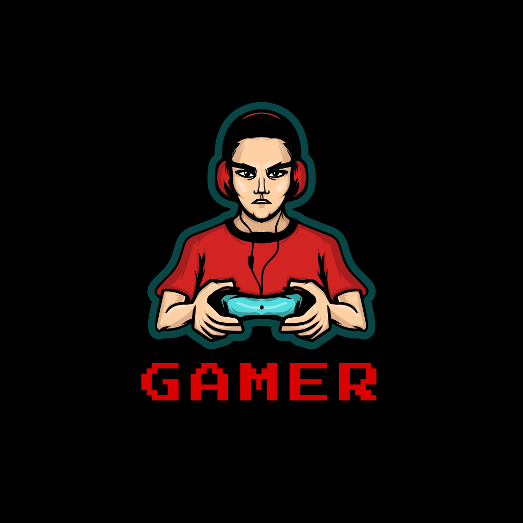 Gamer Character logo