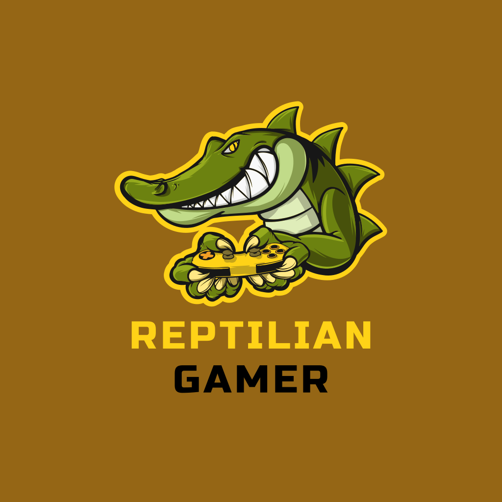 Рептилия Геймер Логотип