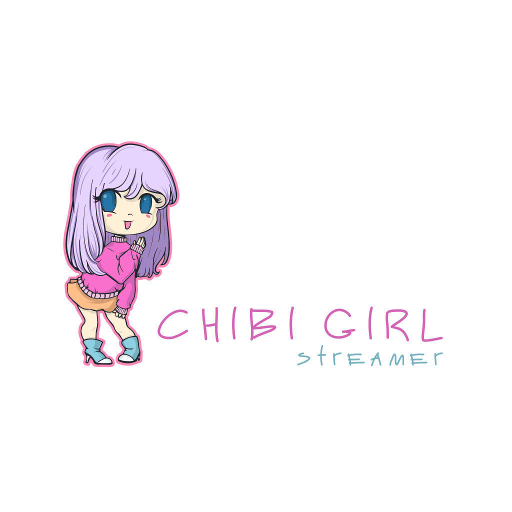 Logo De Juegos Chibi Girl