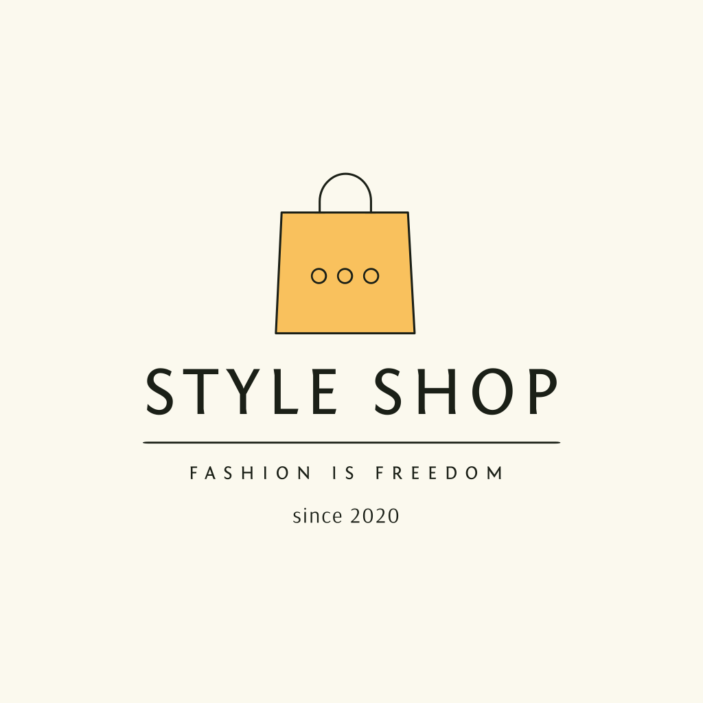 Orange Shopping Bag logo