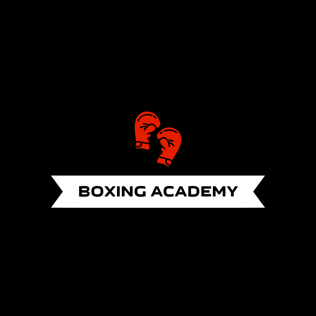 Logotipo De Esportes De Luvas De Boxe