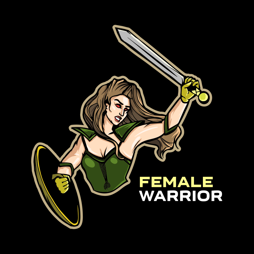 Female Warrior logo