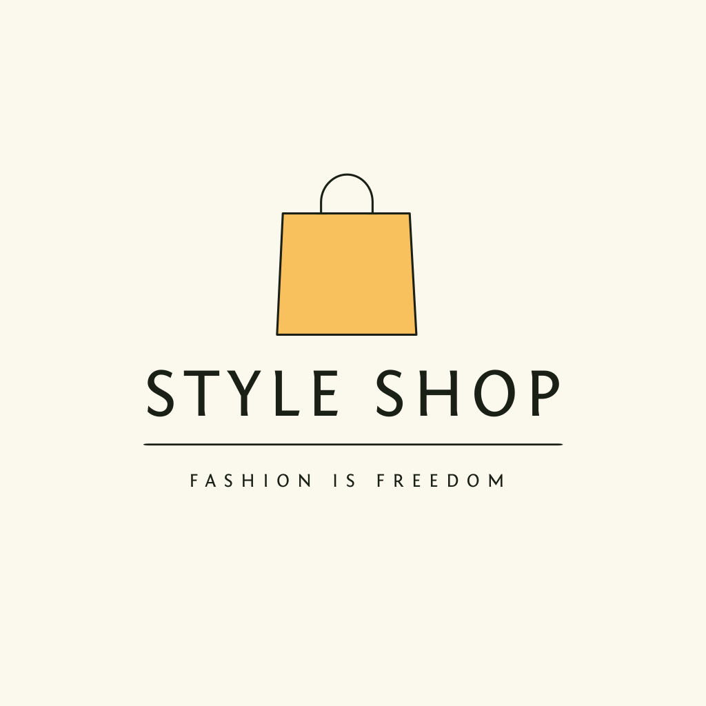 Orange Shopping Bag logo