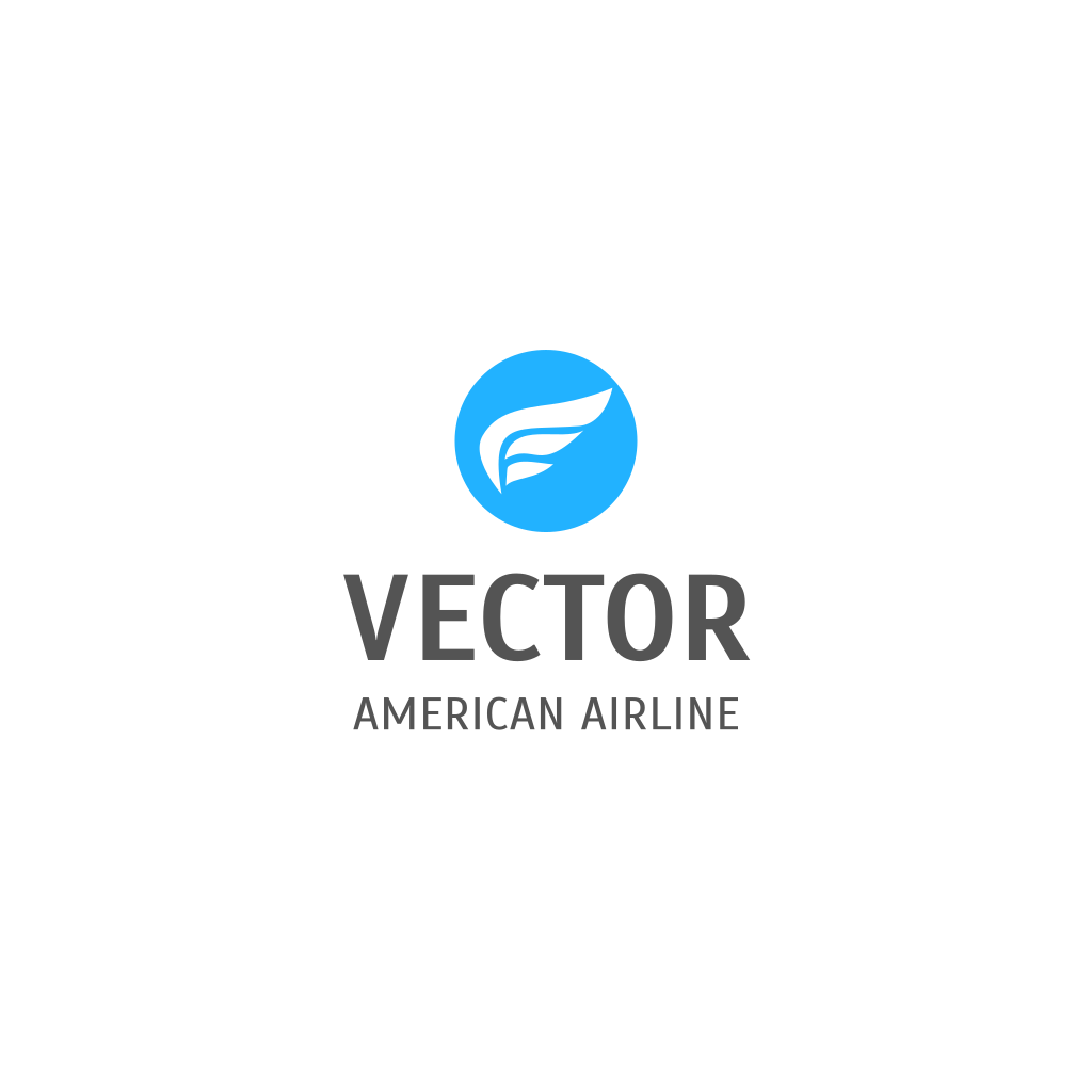 Абстрактный Логотип Авиакомпании Крыла
