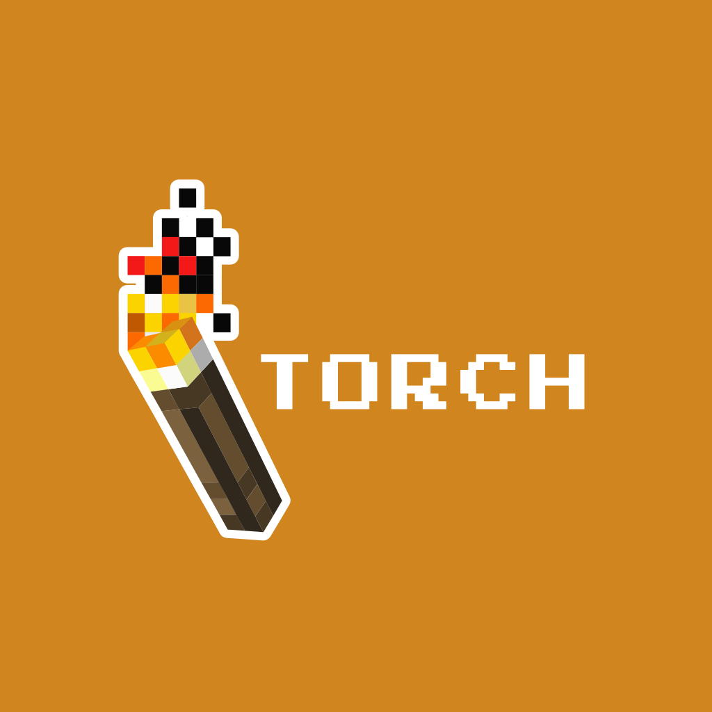 Antorcha Minecraft Logo