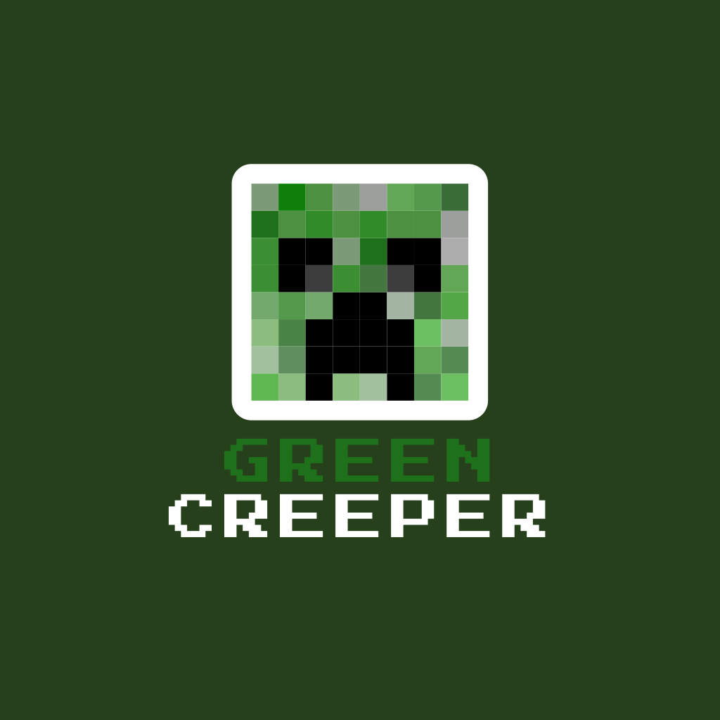 Creeper Minecraft Logo