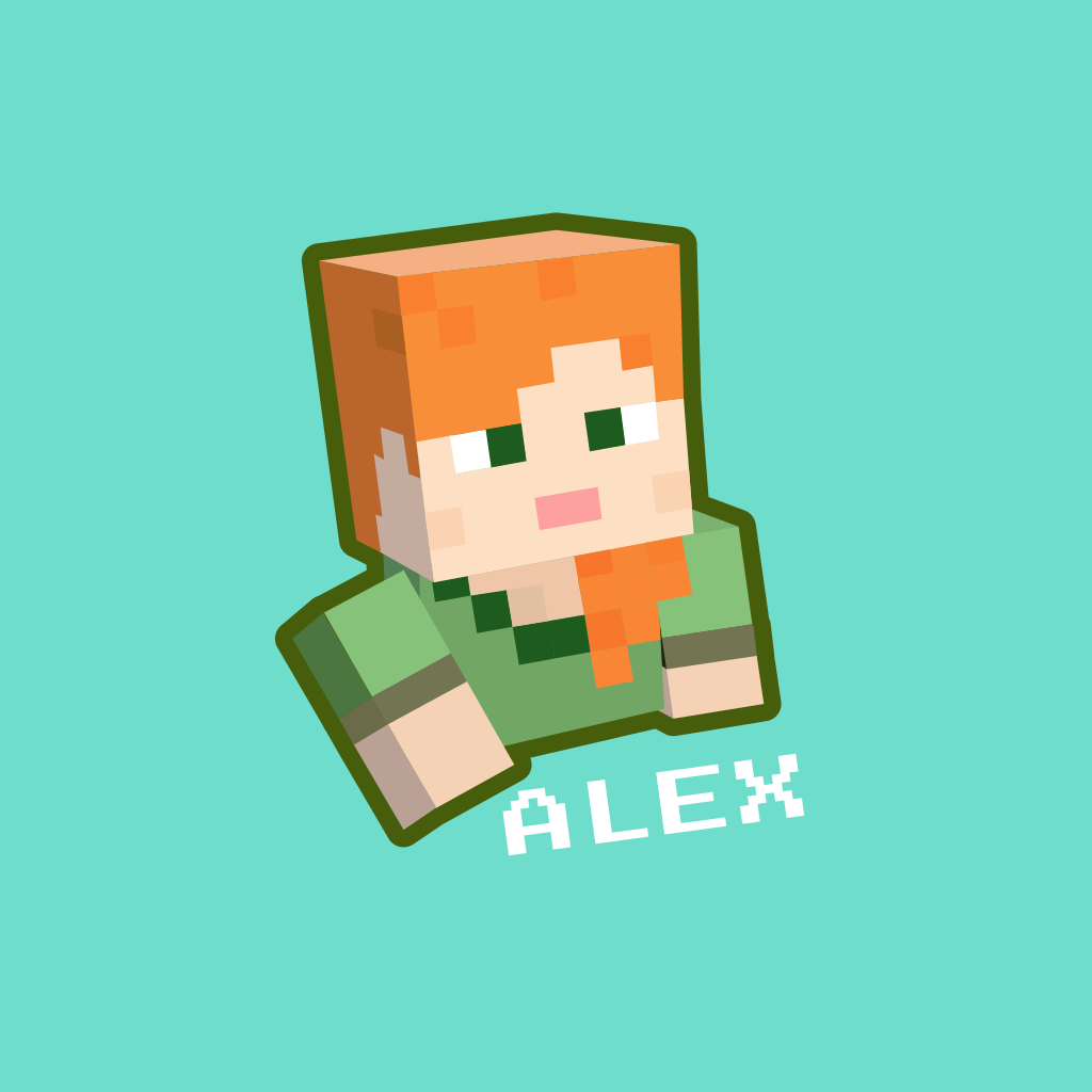 Alex Minecraft logo