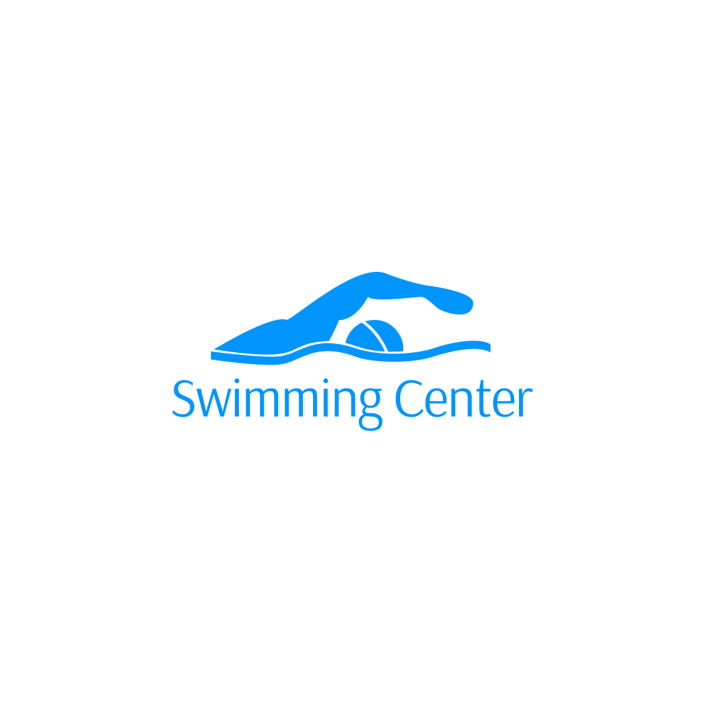 Schwimmender Mann Logo