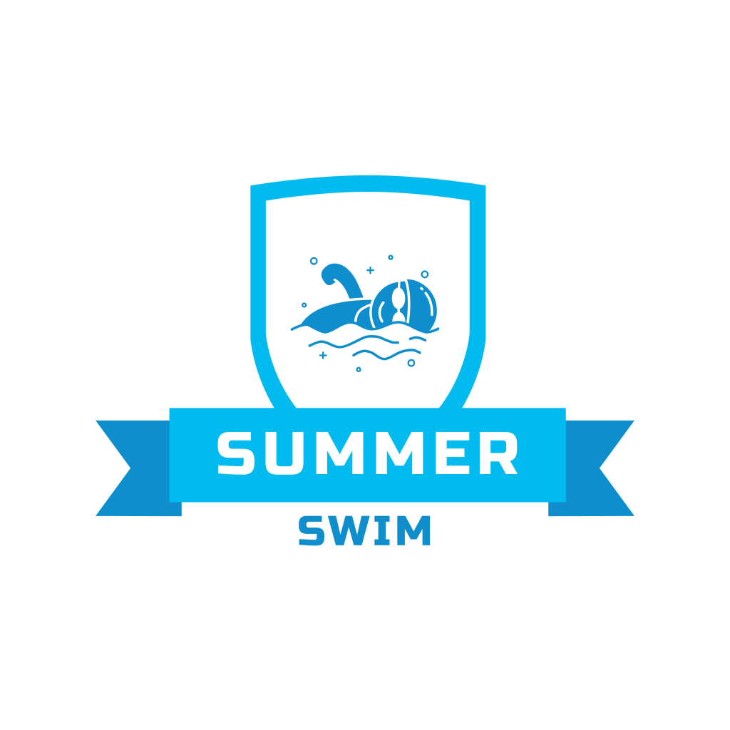 Shield & Swimmer logo