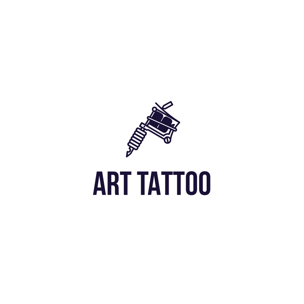 Blue Tattoo Machine logo