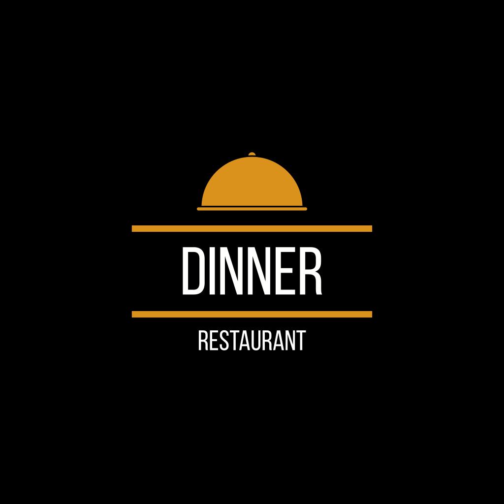 Поднос Ресторан Логотип