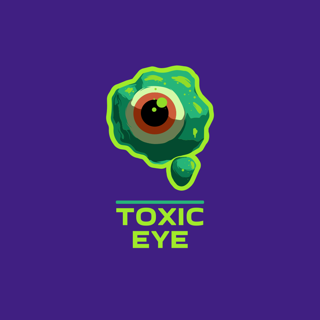 Логотип Игры Токсичный Глаз