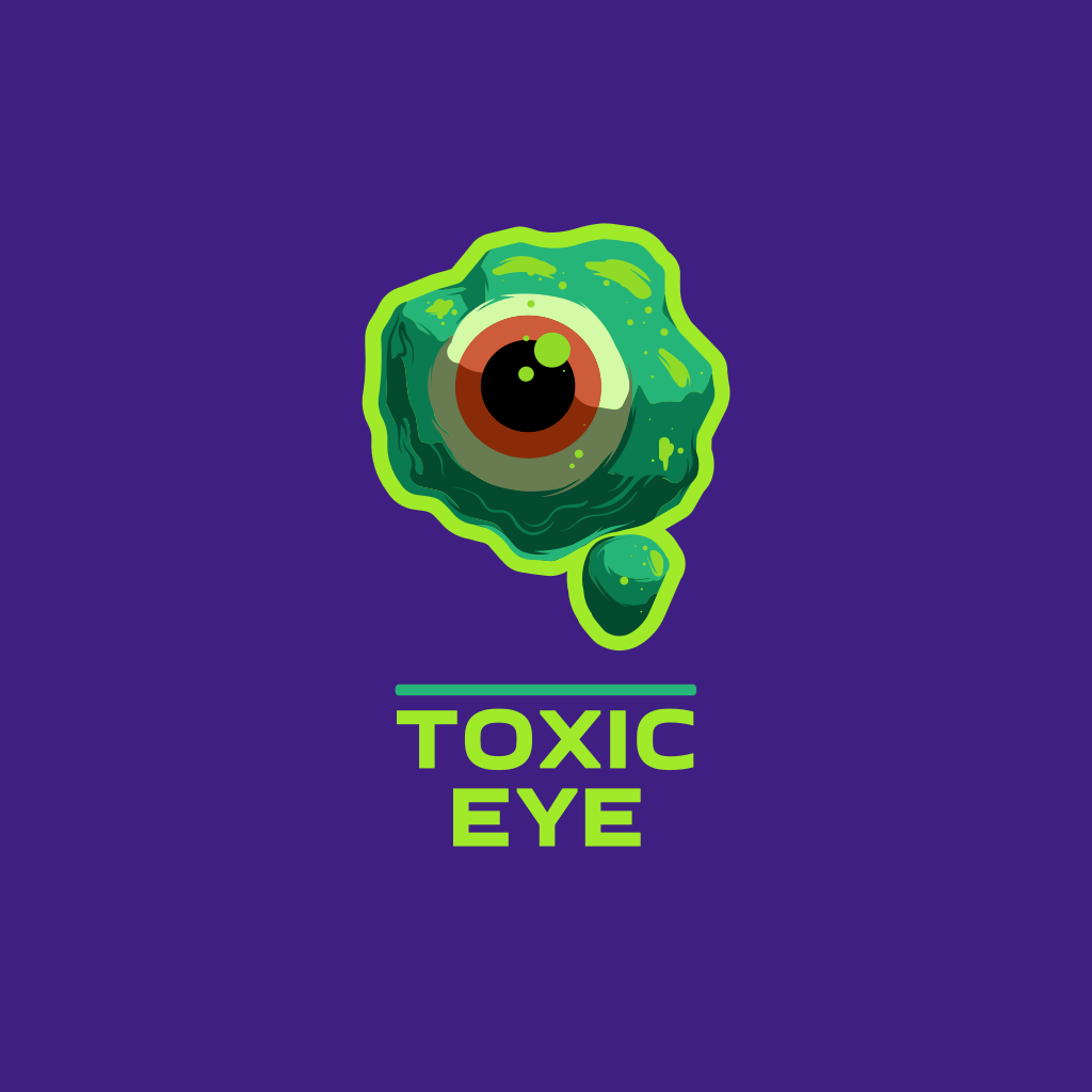 Логотип Игры Токсичный Глаз