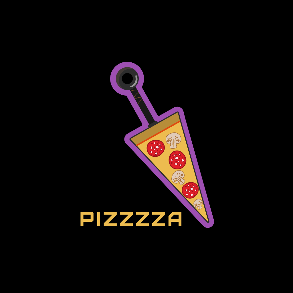Пицца Игровой Логотип