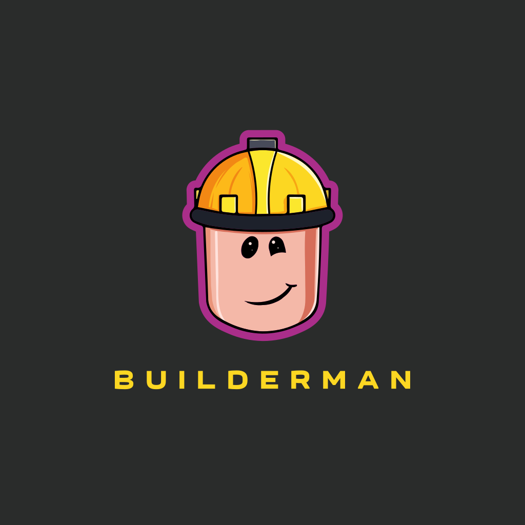 Logotipo Do Builderman Roblox - Criador de Logotipo Turbologo