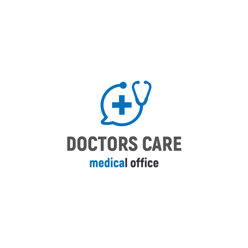 Stetoscopio E Logo Croce Medica