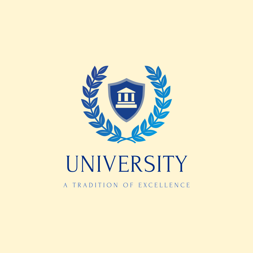 Logotipo De La Universidad De Corona De Laurel