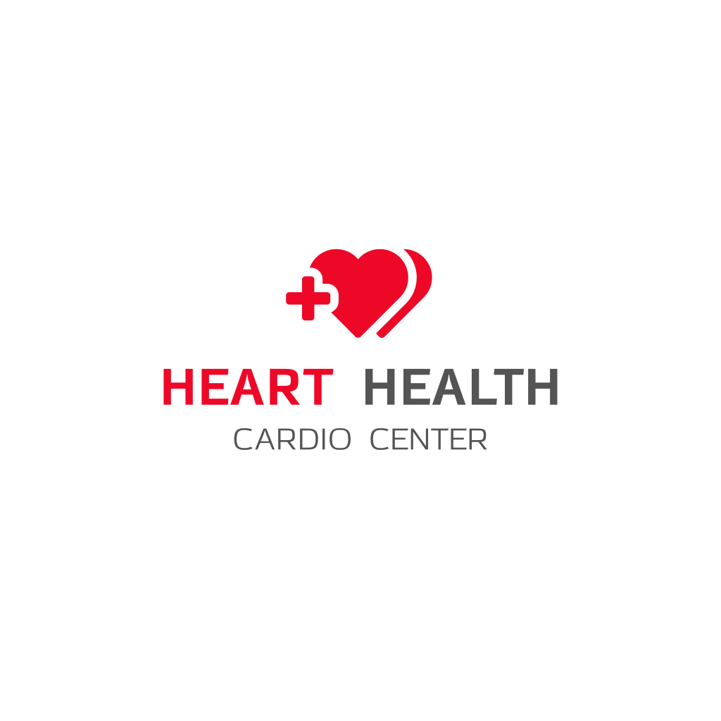 Красное Сердце Медицинский Логотип