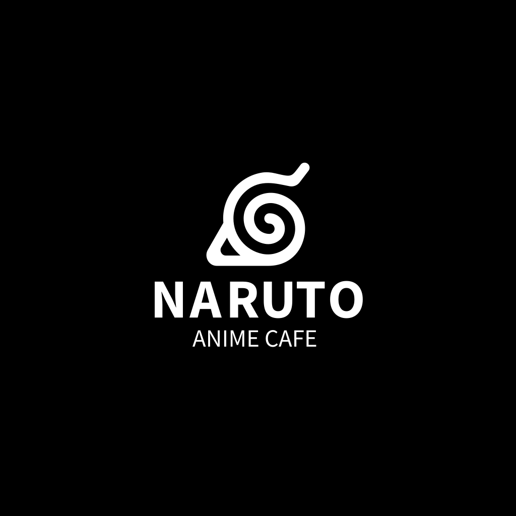 Naruto Símbolo Cafe Logo