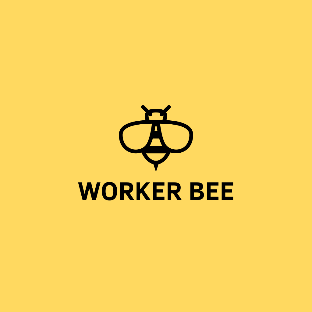 Bee Illustration logo