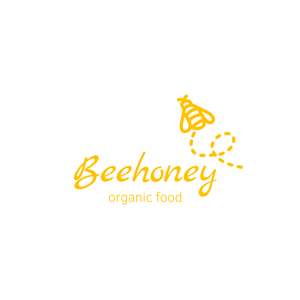 Желтый Логотип Пчелы