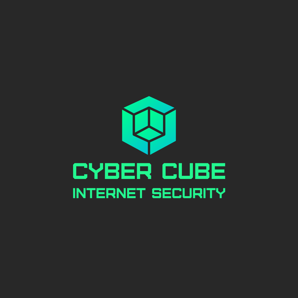 Logo De Cube 3d Dégradé