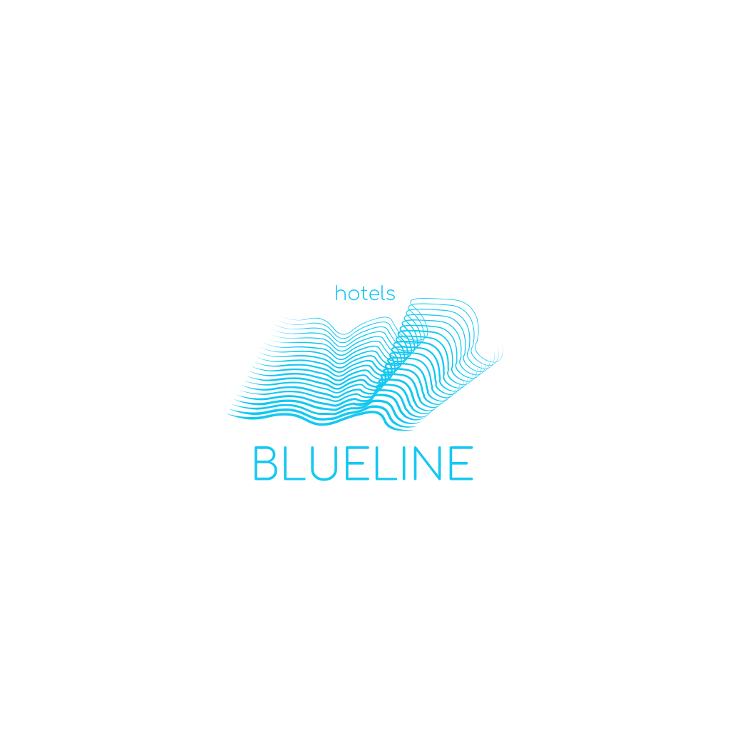 Синяя Спиральная Волна Логотип
