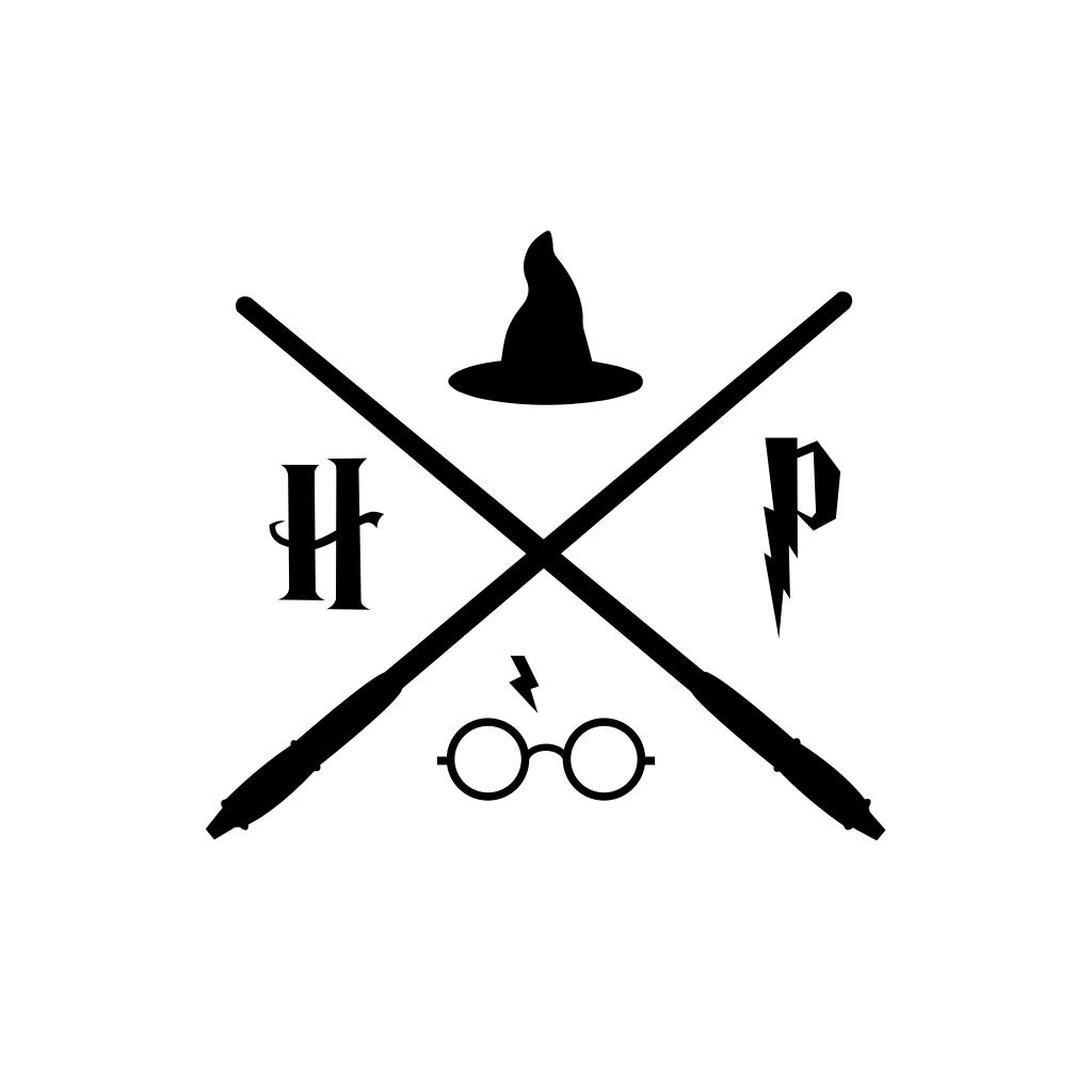 Letras H & P Logo De Harry Potter