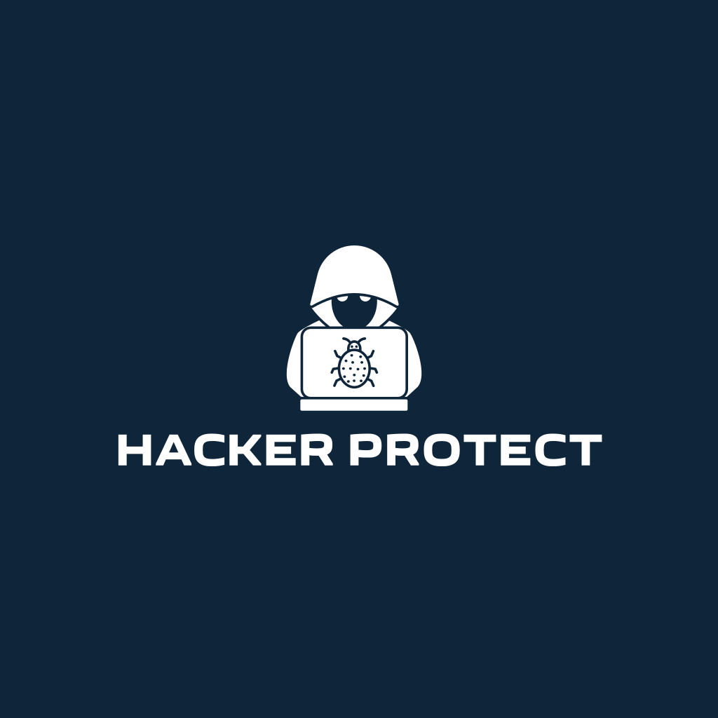 Хакер И Компьютерный Логотип