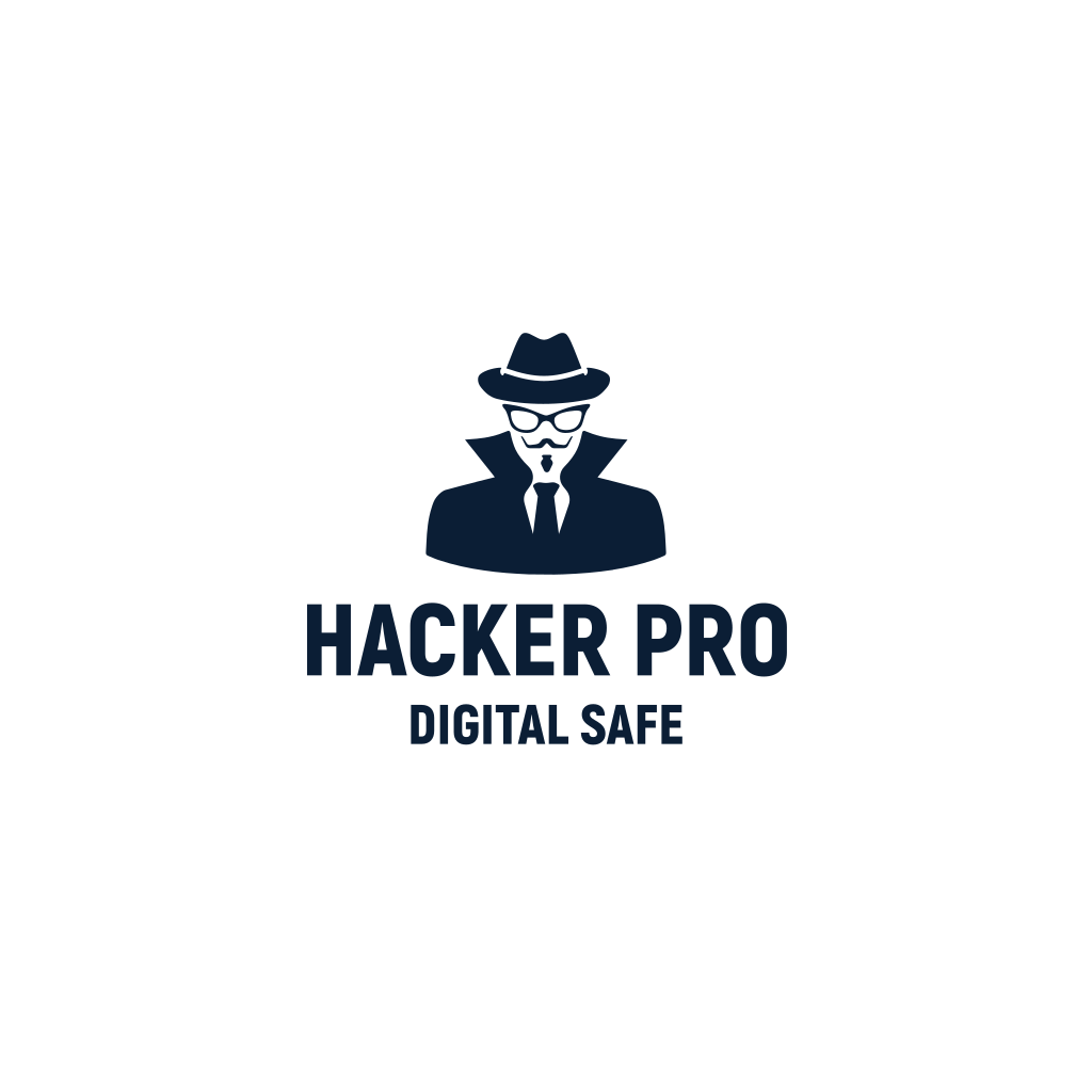 Хакер Логотип Кибербезопасности