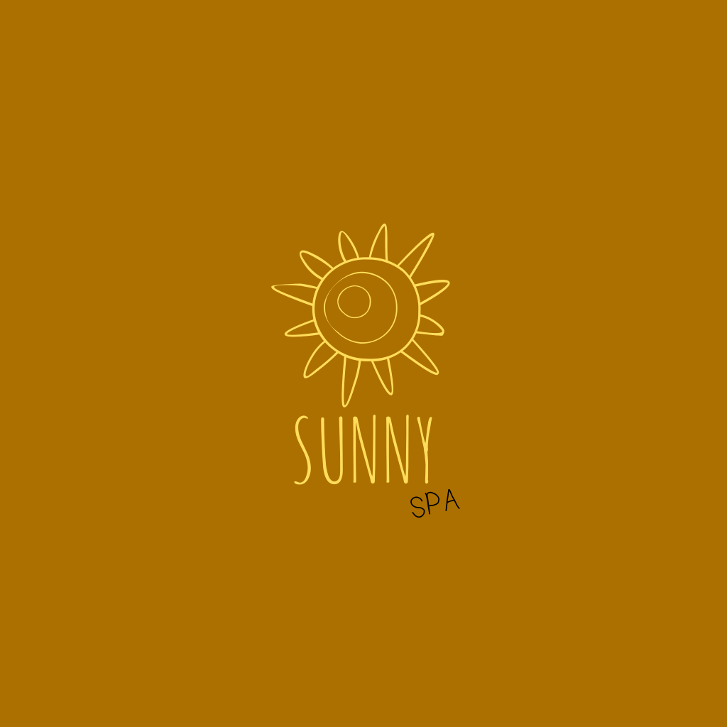 Desenho Do Logotipo Amarelo Do Sol