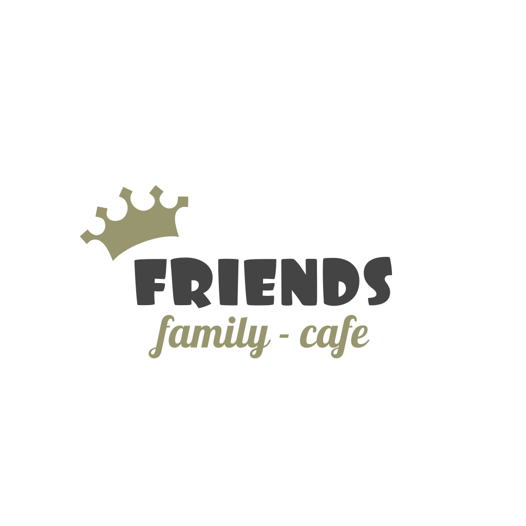 Logo De Couronne De Café Familial